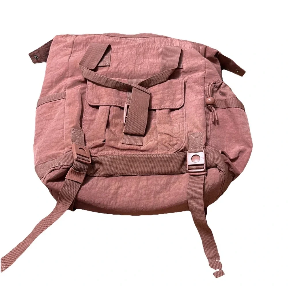 Tommy Bahama Convertible Backpack Laptop Bag Crossbody Maroon/deep pink